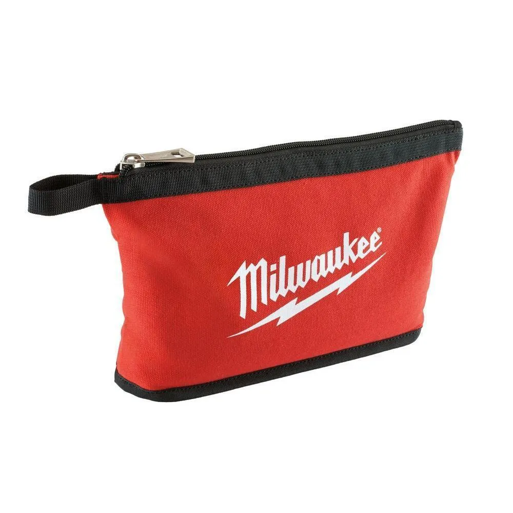 15 in. PACKOUT Tool Bag with Red Zipper Tool Bag