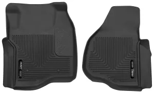 2011-2015 Ford F250, F350, F450 Super Duty Front Floor Liners - Black