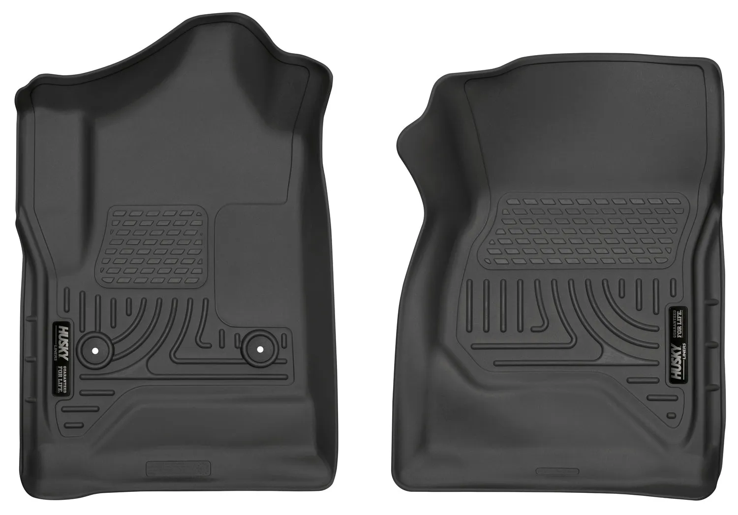 2014-2015 Chevy Silverado / GMC Sierra Standard Cab Front Floor Liners - Black