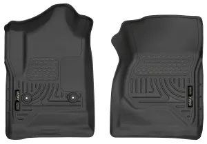 2014-2015 Chevy Silverado / GMC Sierra Standard Cab Front Floor Liners - Black