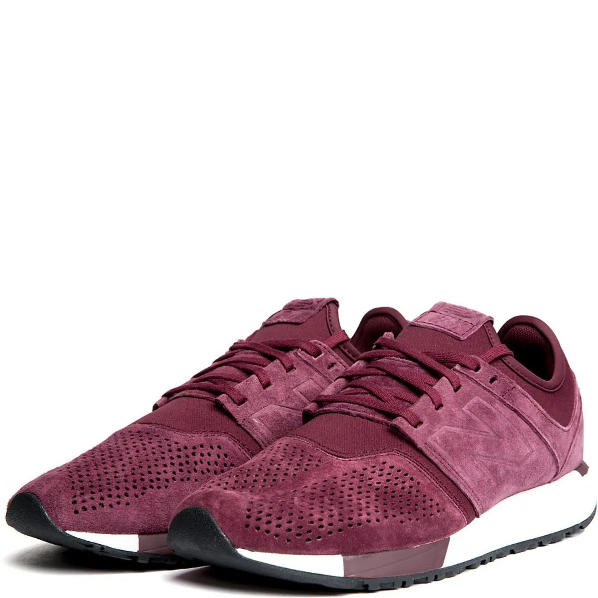 247 Suede Sneaker BURGUNDY/WHITE