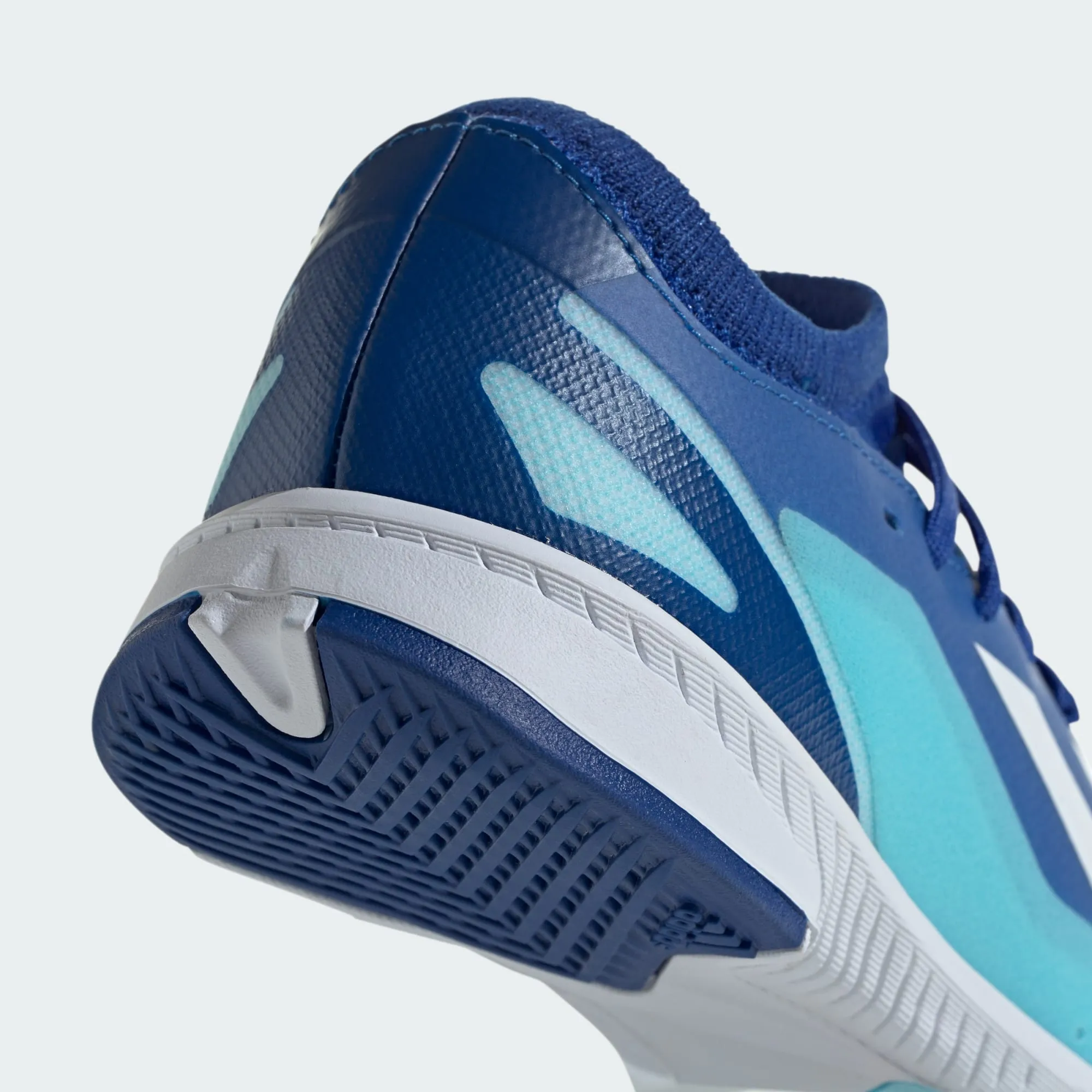 adidas X CRAZYFAST.3 Indoor Soccer Shoes | Bright Royal-Cloud White | Kid's Unisex