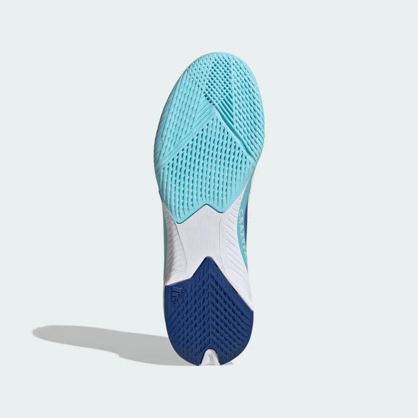 adidas X CRAZYFAST.3 Indoor Soccer Shoes | Bright Royal-Cloud White | Kid's Unisex