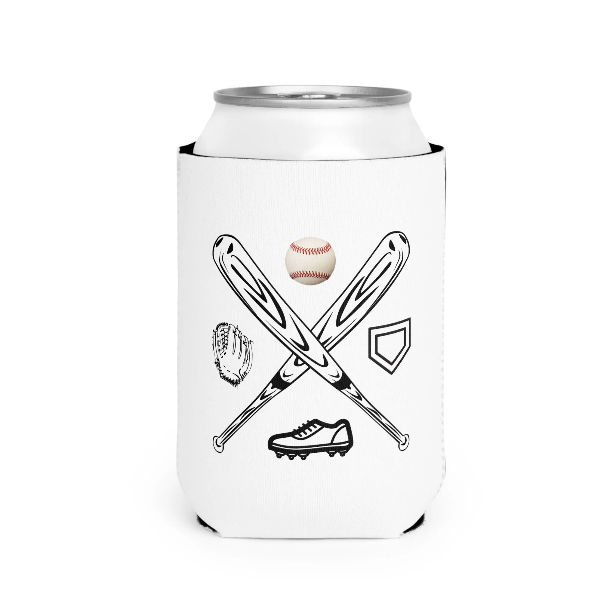 All About Baseball Can Cooler Sleeve