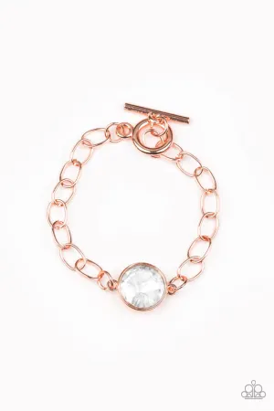 All Aglitter Copper Paparazzi Bracelet