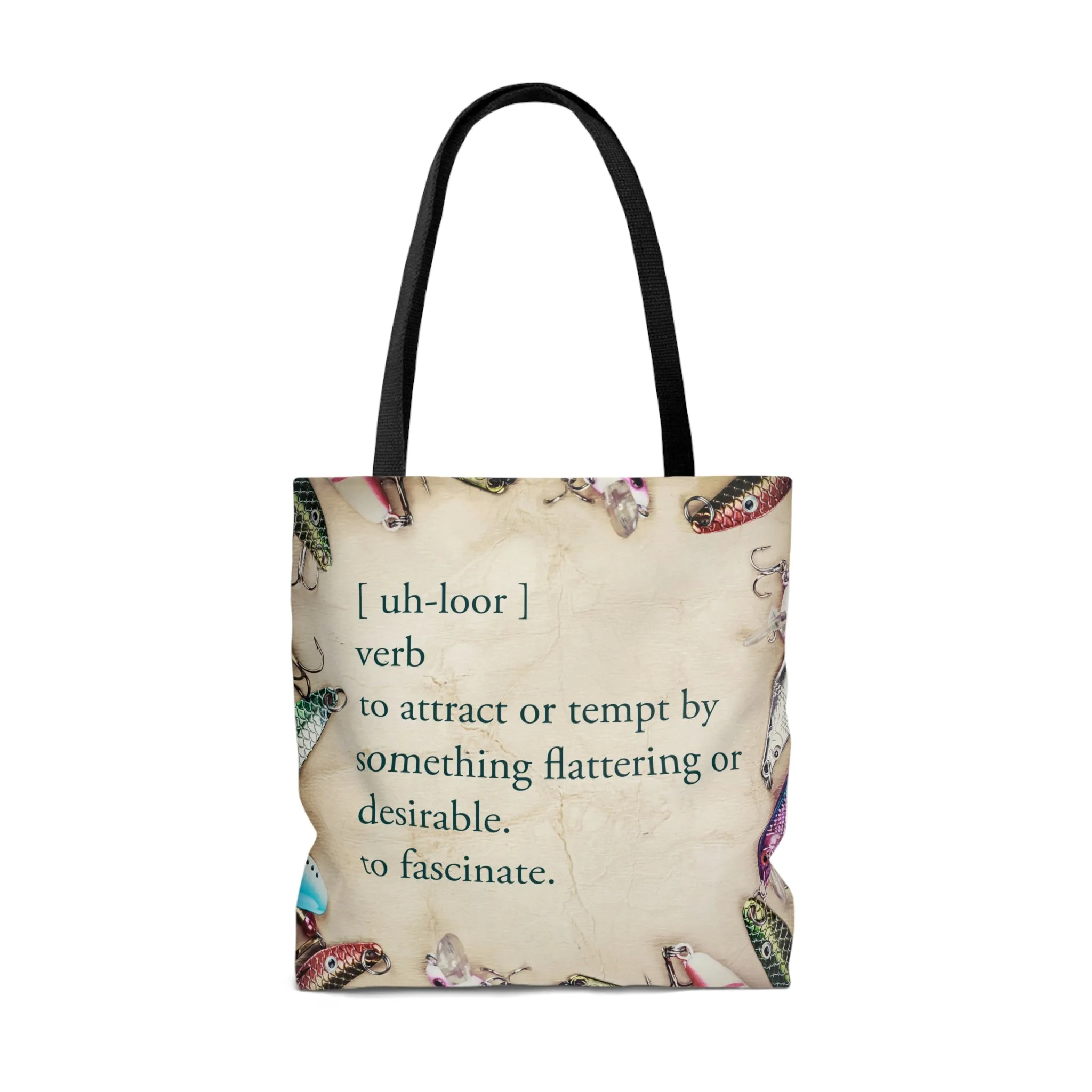 Allure - uh loor - Fishing Theme  Boat / Beach Bag - Lake Vermilion - MN - AOP Tote Bag