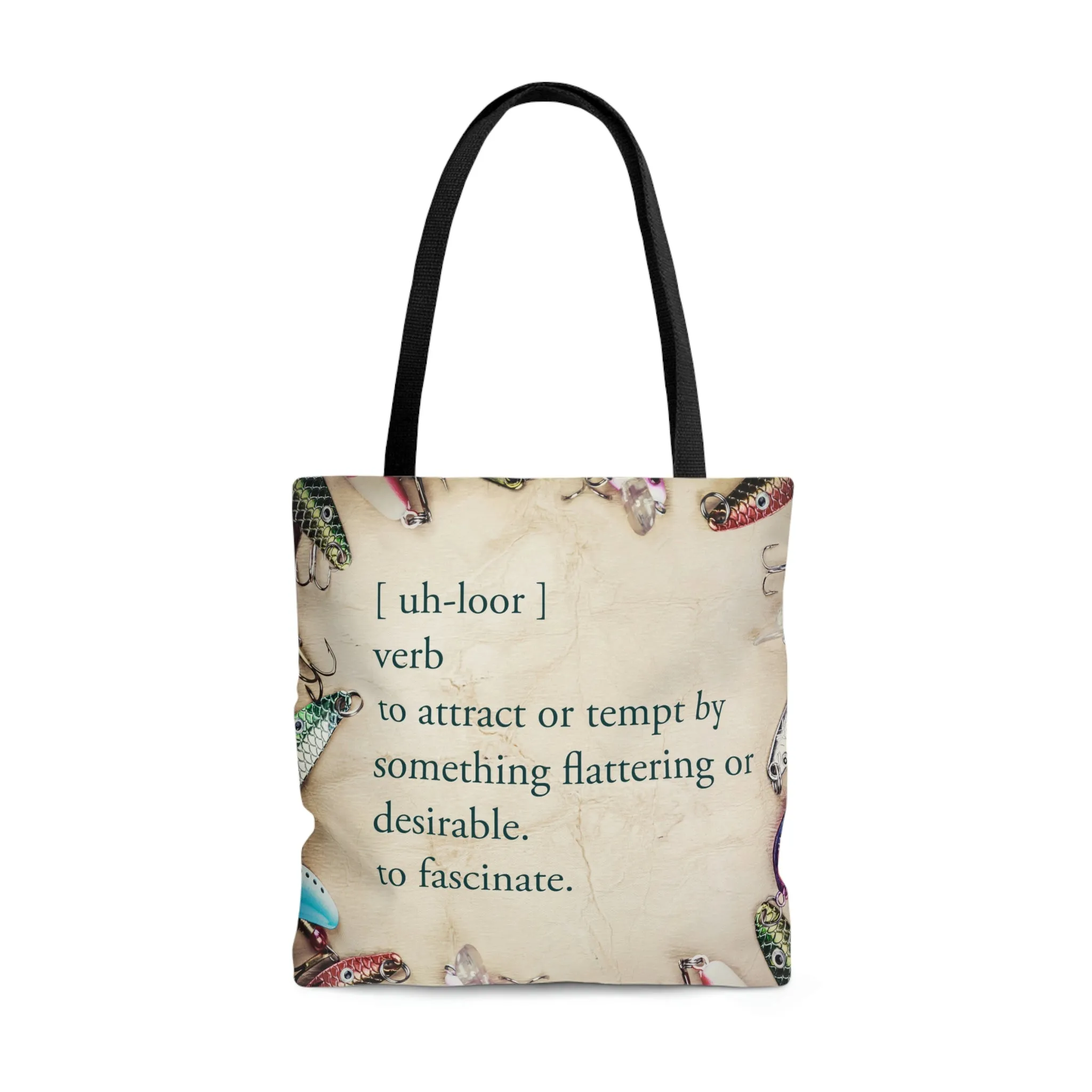 Allure - uh loor - Fishing Theme  Boat / Beach Bag - Lake Vermilion - MN - AOP Tote Bag