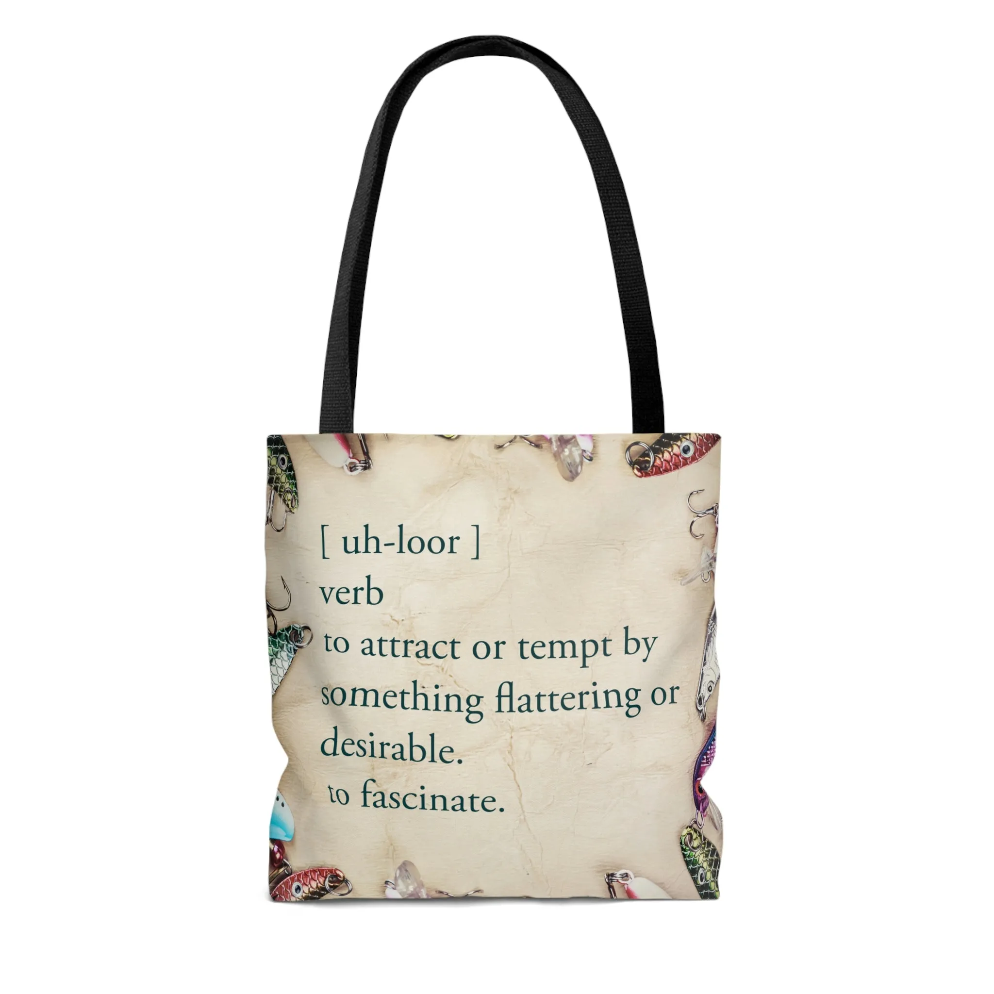 Allure - uh loor - Fishing Theme  Boat / Beach Bag - Lake Vermilion - MN - AOP Tote Bag