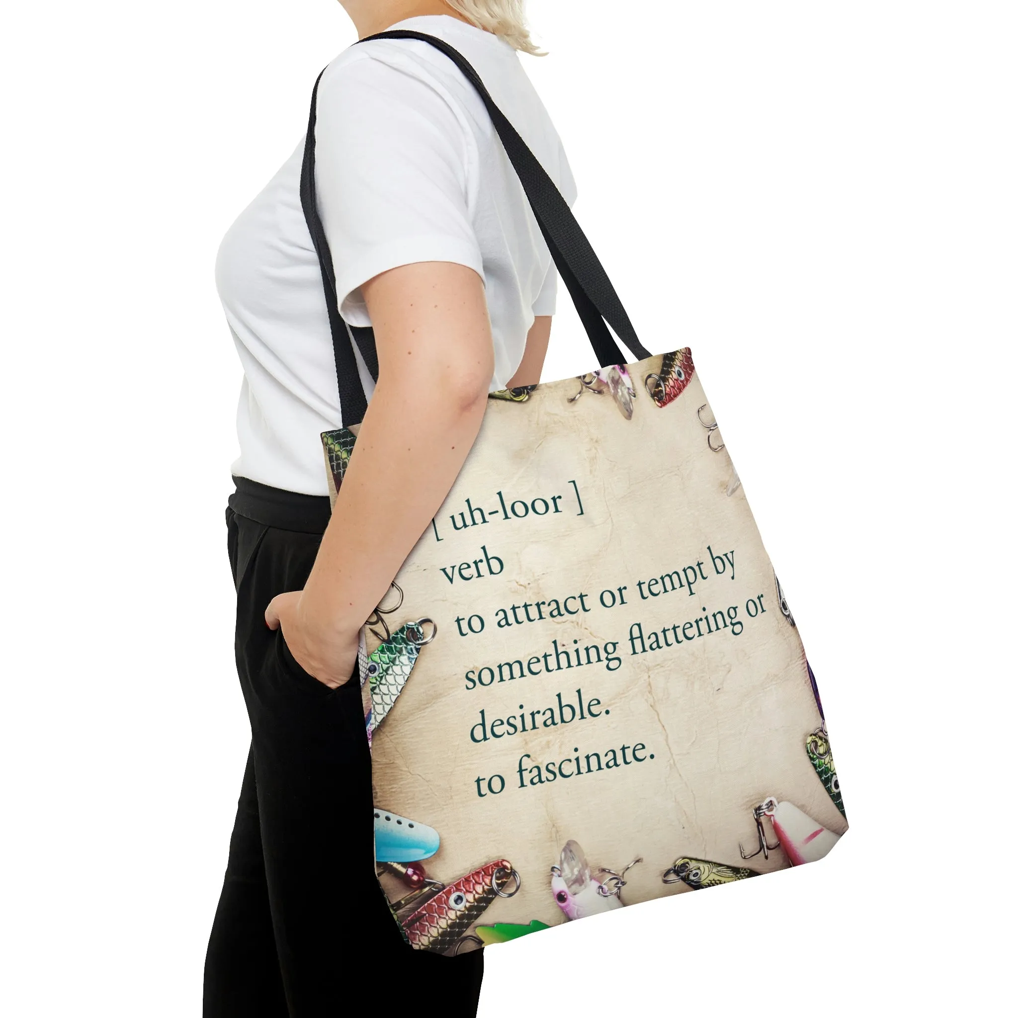 Allure - uh loor - Fishing Theme  Boat / Beach Bag - Lake Vermilion - MN - AOP Tote Bag