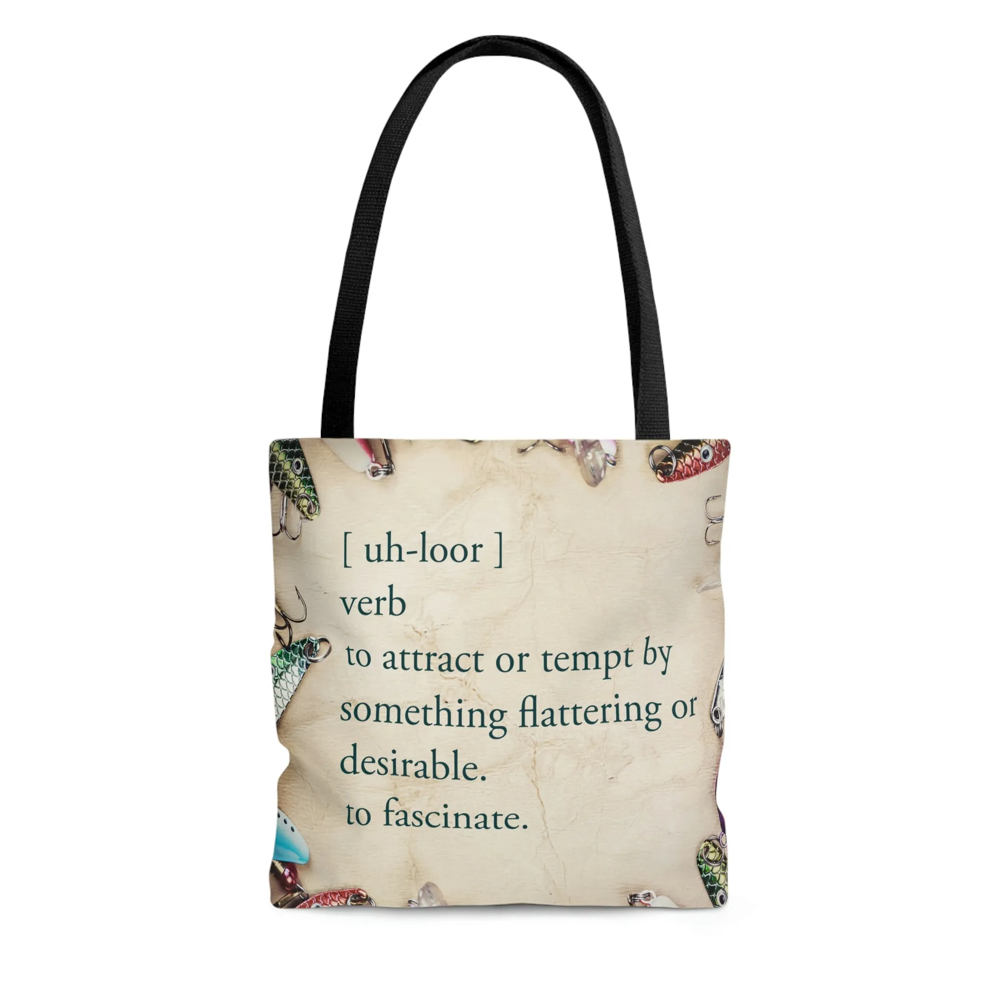 Allure - uh loor - Fishing Theme  Boat / Beach Bag - Lake Vermilion - MN - AOP Tote Bag