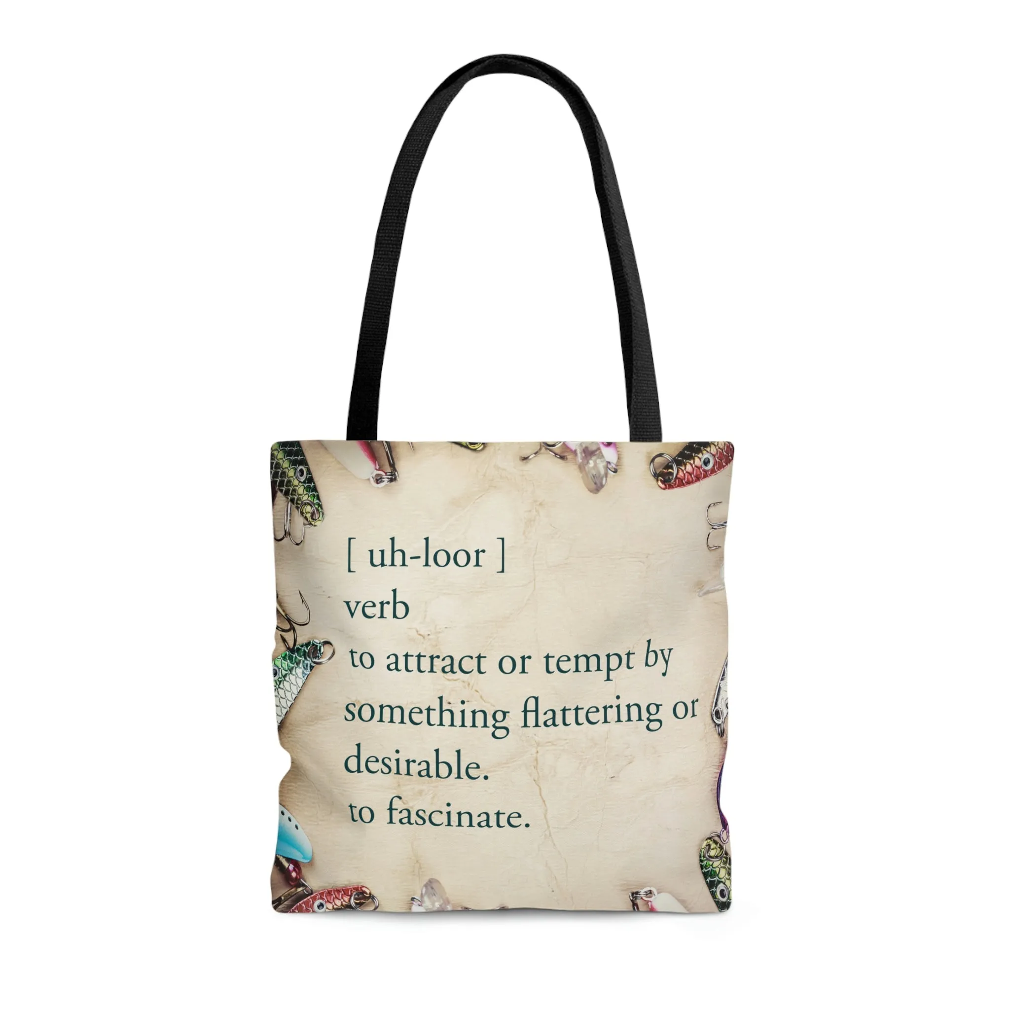 Allure - uh loor - Fishing Theme  Boat / Beach Bag - Lake Vermilion - MN - AOP Tote Bag