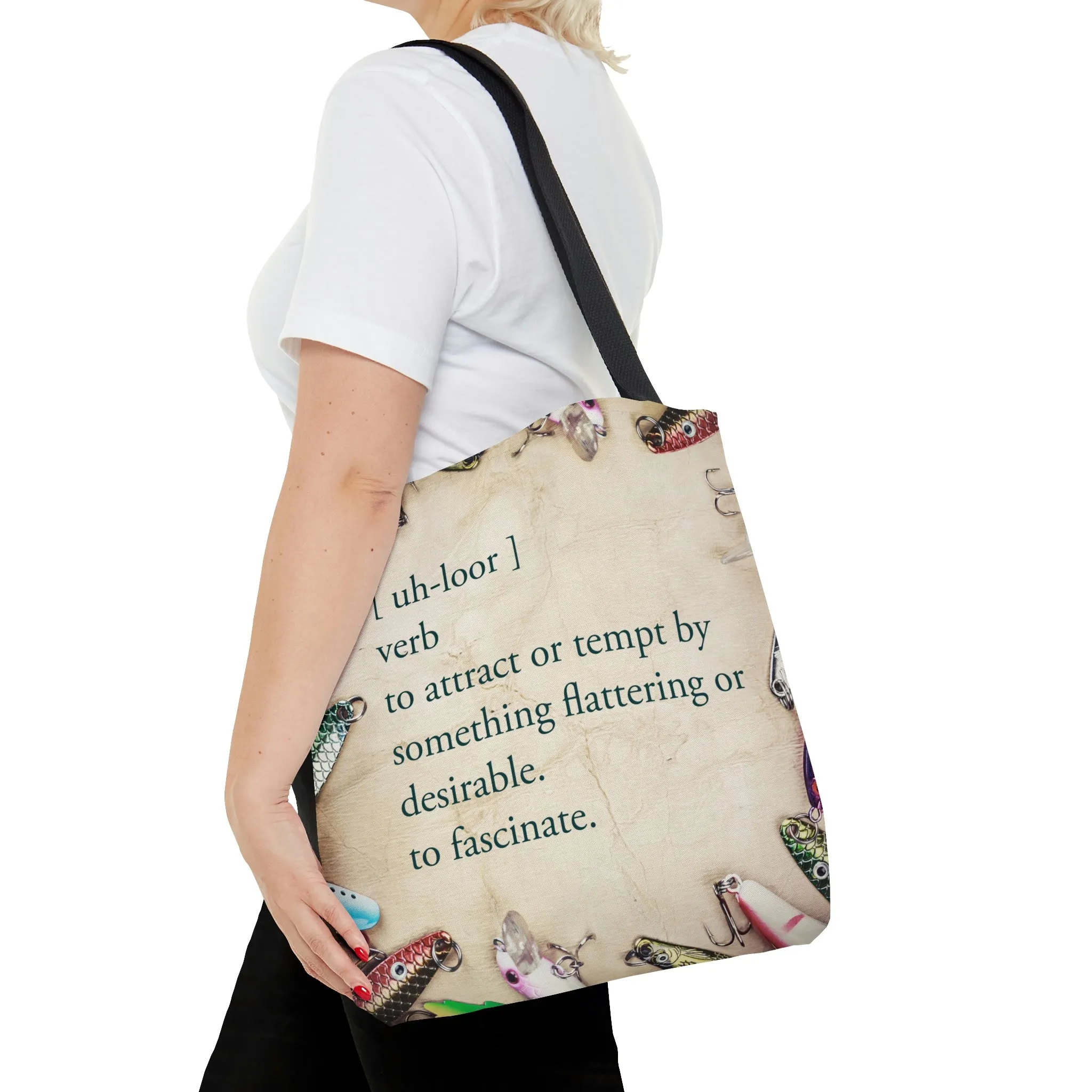Allure - uh loor - Fishing Theme  Boat / Beach Bag - Lake Vermilion - MN - AOP Tote Bag