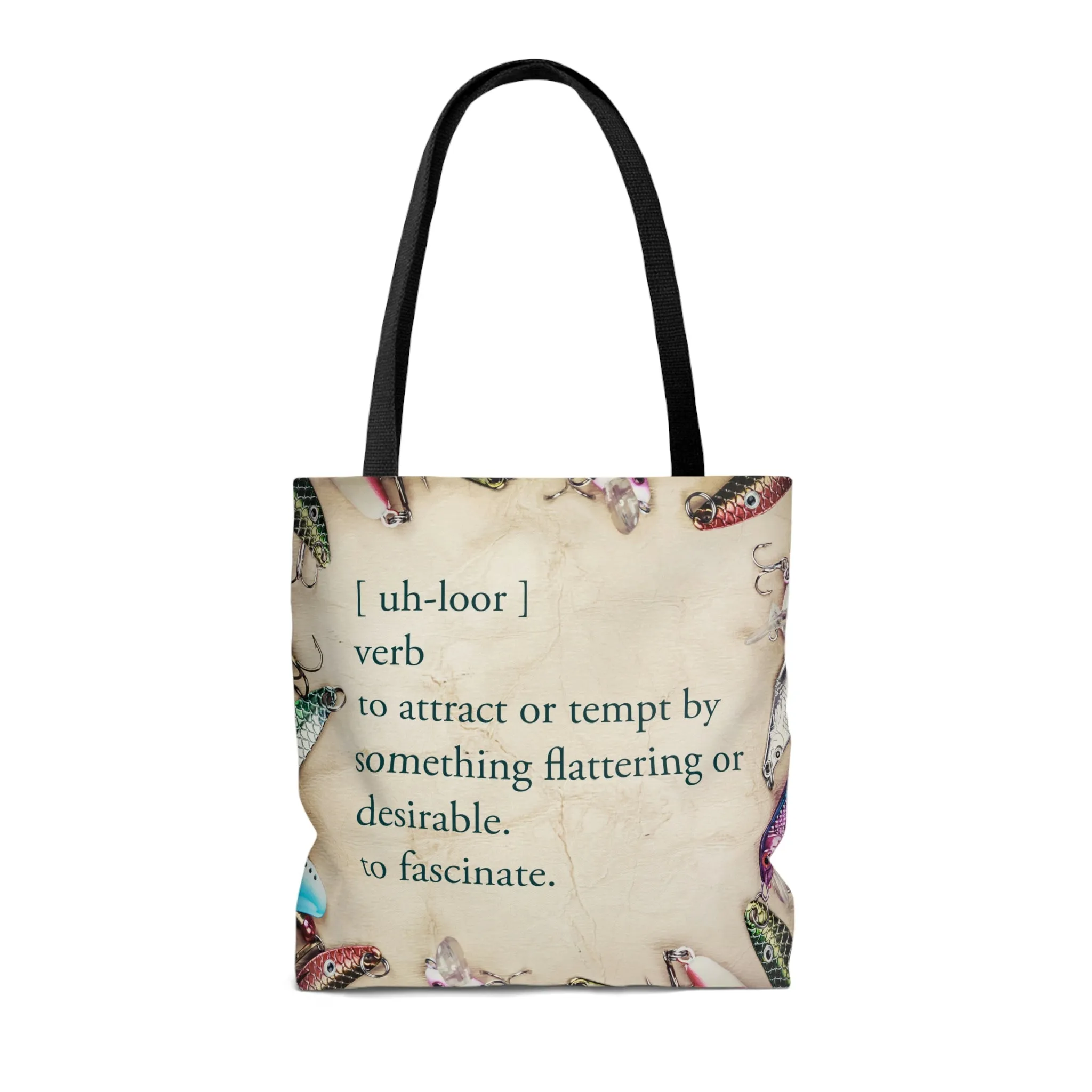 Allure - uh loor - Fishing Theme  Boat / Beach Bag - Lake Vermilion - MN - AOP Tote Bag