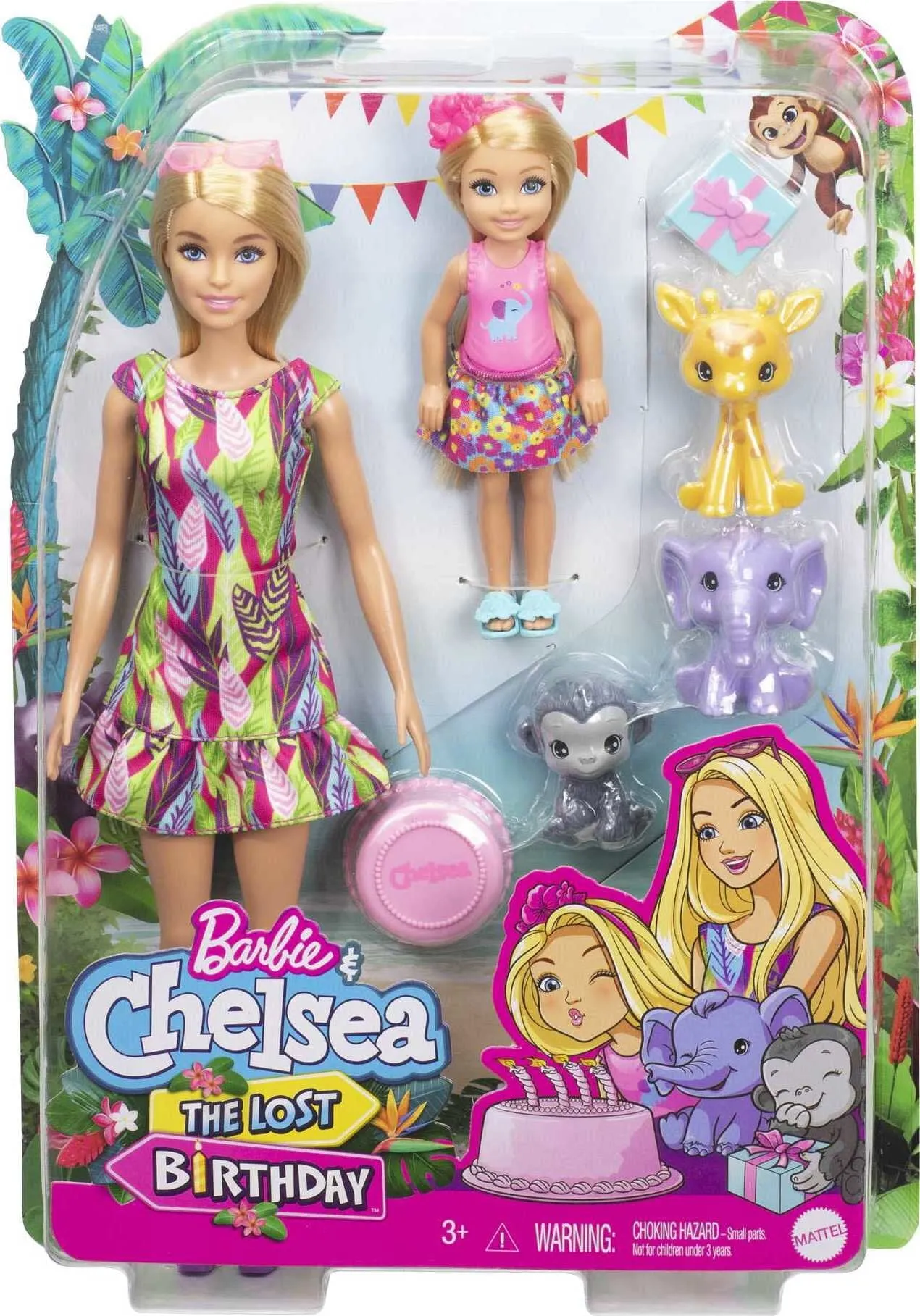 Barbie and Chelsea The Lost Birthday Dolls, Pets & Accessories For 3 To 7 Year Olds