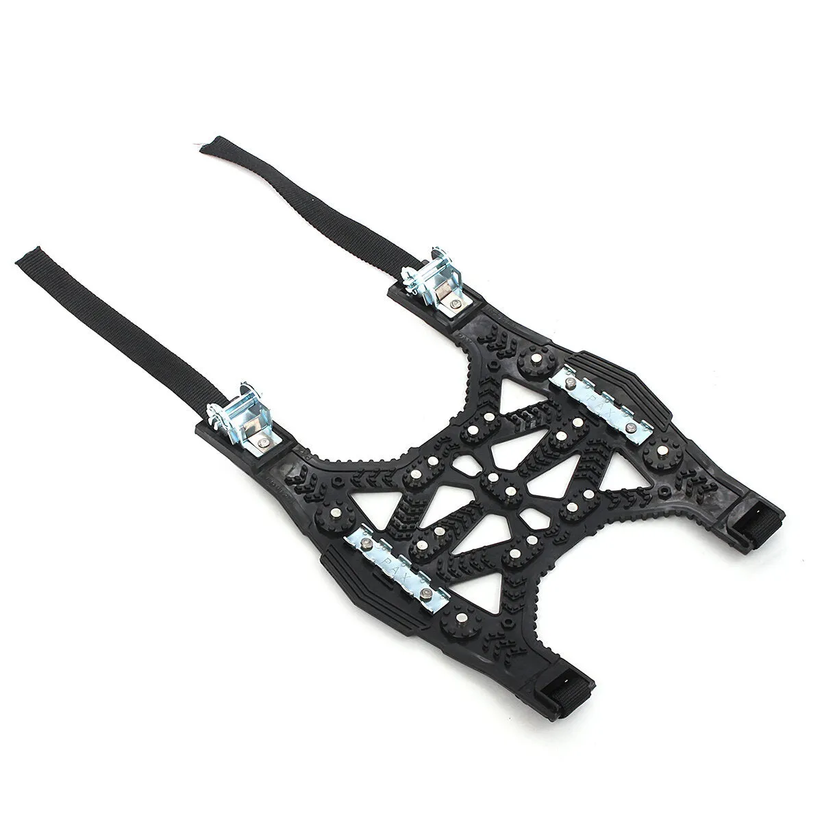 Black/Yellow TPU Non-slip Snow Chain with Anti-skid Steel Plate and Gear for High-grade Exterior Protection