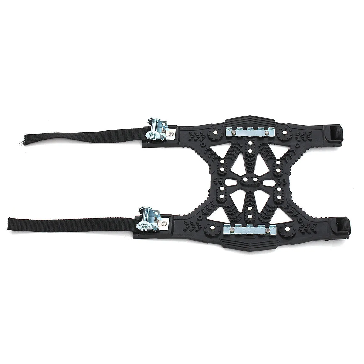 Black/Yellow TPU Non-slip Snow Chain with Anti-skid Steel Plate and Gear for High-grade Exterior Protection