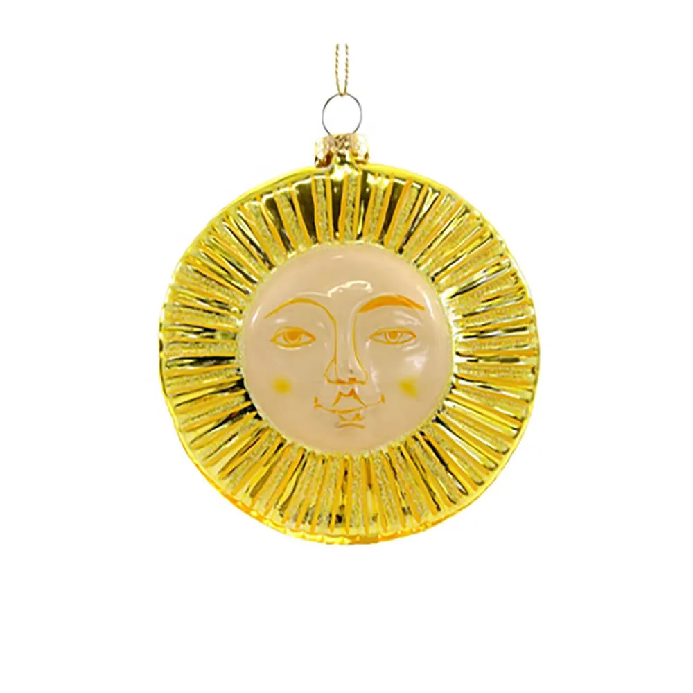 Blissful Sun Ornament 4"