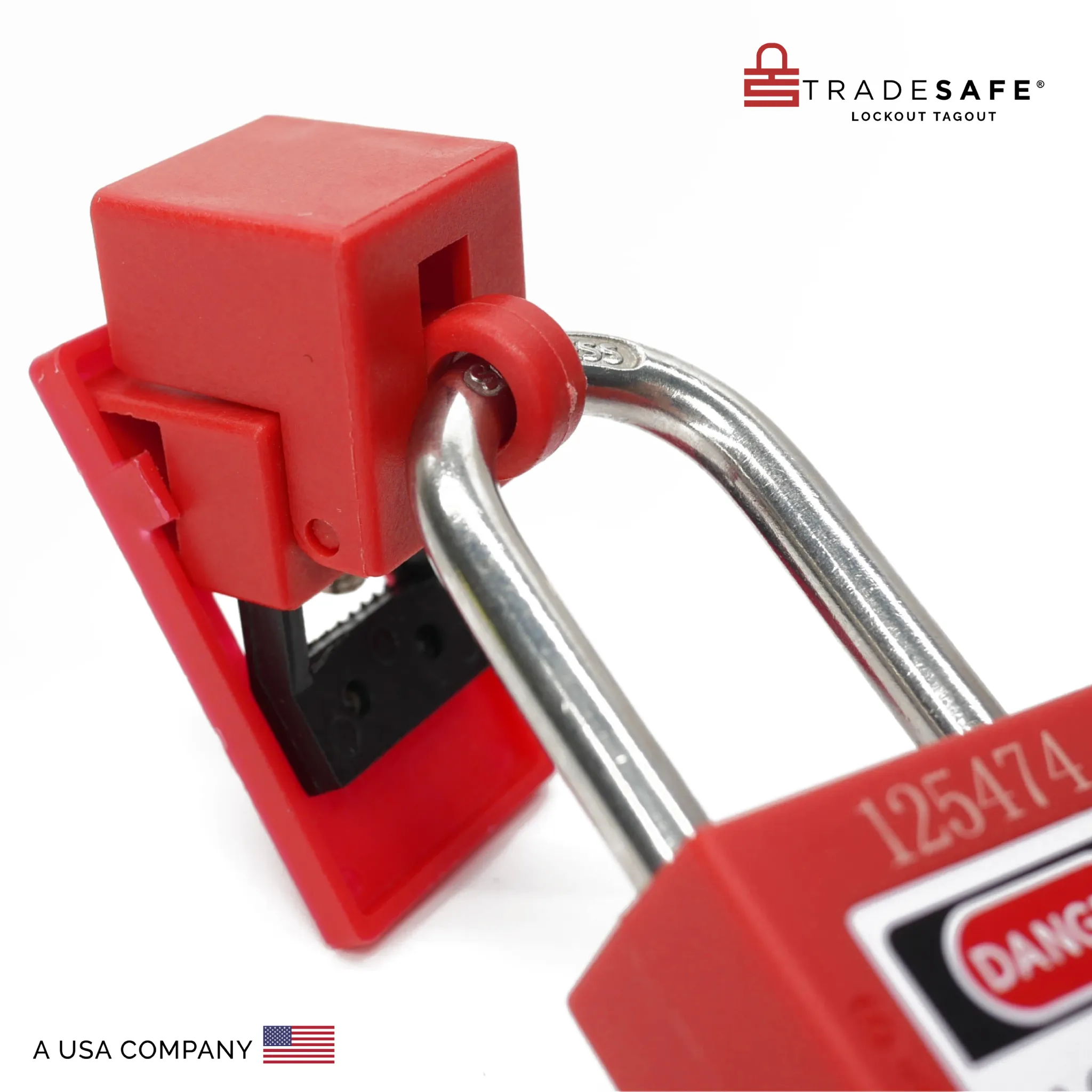 Clamp-on Circuit Breaker Lockout Device – 120/277 Volt – 10 Pack