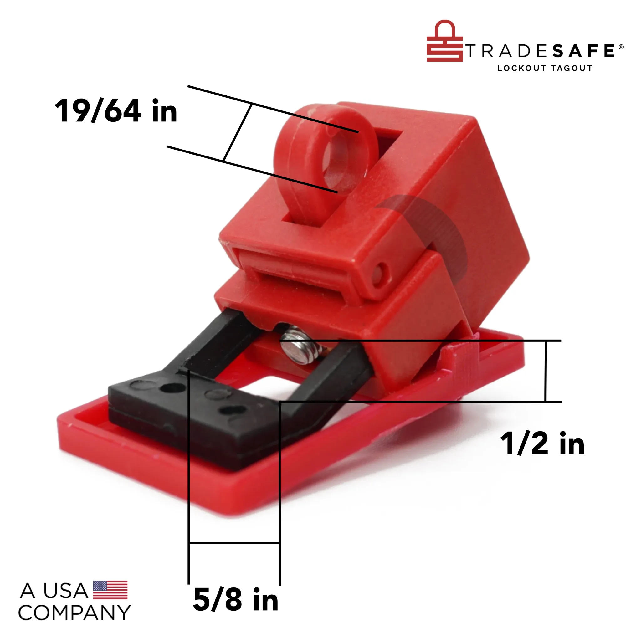 Clamp-on Circuit Breaker Lockout Device – 120/277 Volt – 10 Pack