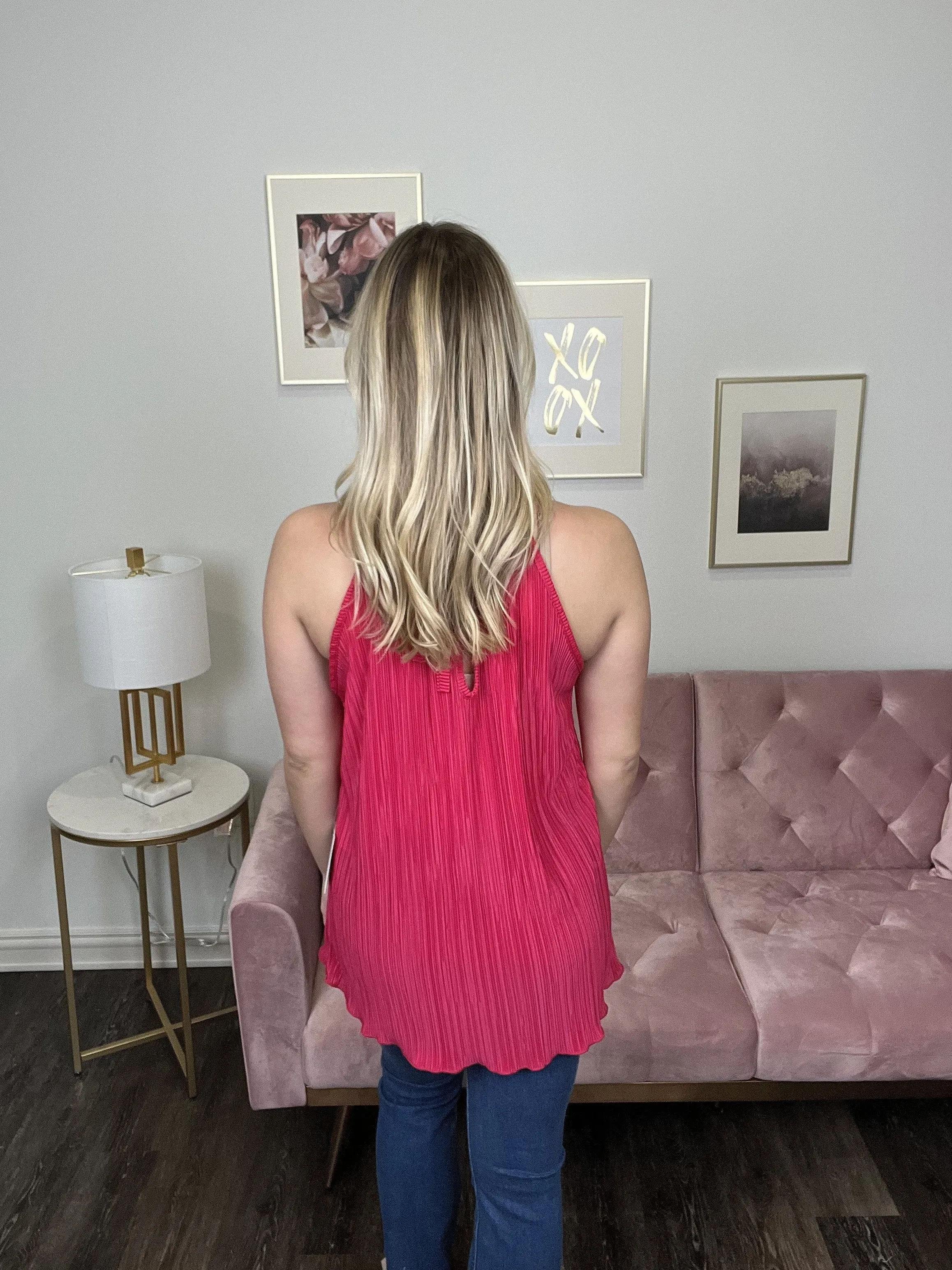 Cleats To Pleats Tank Top * Final Sale*