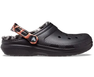 Crocs Unisex Classic Lined Animal Remix Clog - Black