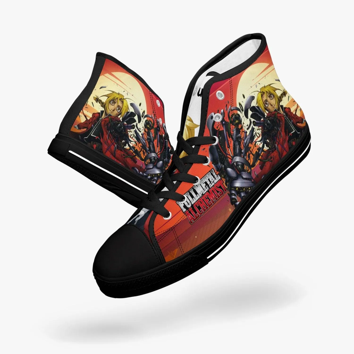 Fullmetal Alchemist Edward A-Star Mid Anime Shoes