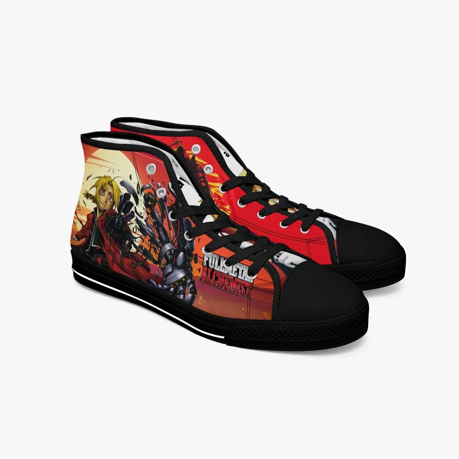 Fullmetal Alchemist Edward A-Star Mid Anime Shoes