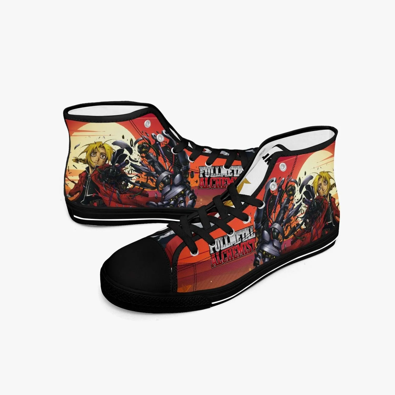 Fullmetal Alchemist Edward A-Star Mid Anime Shoes