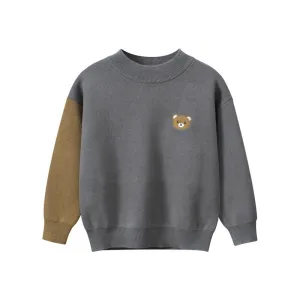 Hello Bear Kids' Knitted Jumper - Iron Grey (2-10 years)