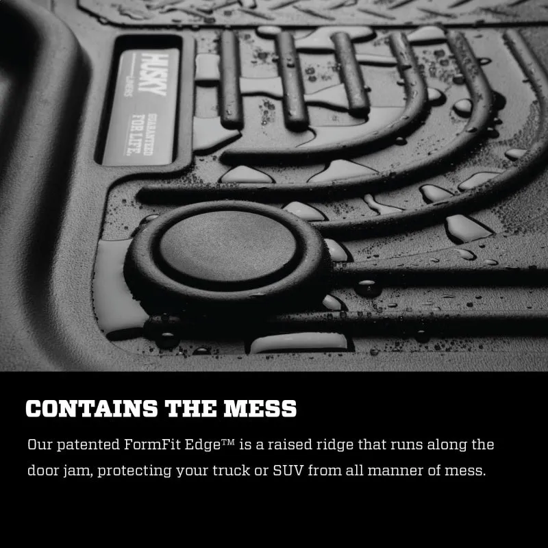 Husky Liners 15-24 Ford Mustang WeatherBeater Black Front & Second Seat Floor Liner