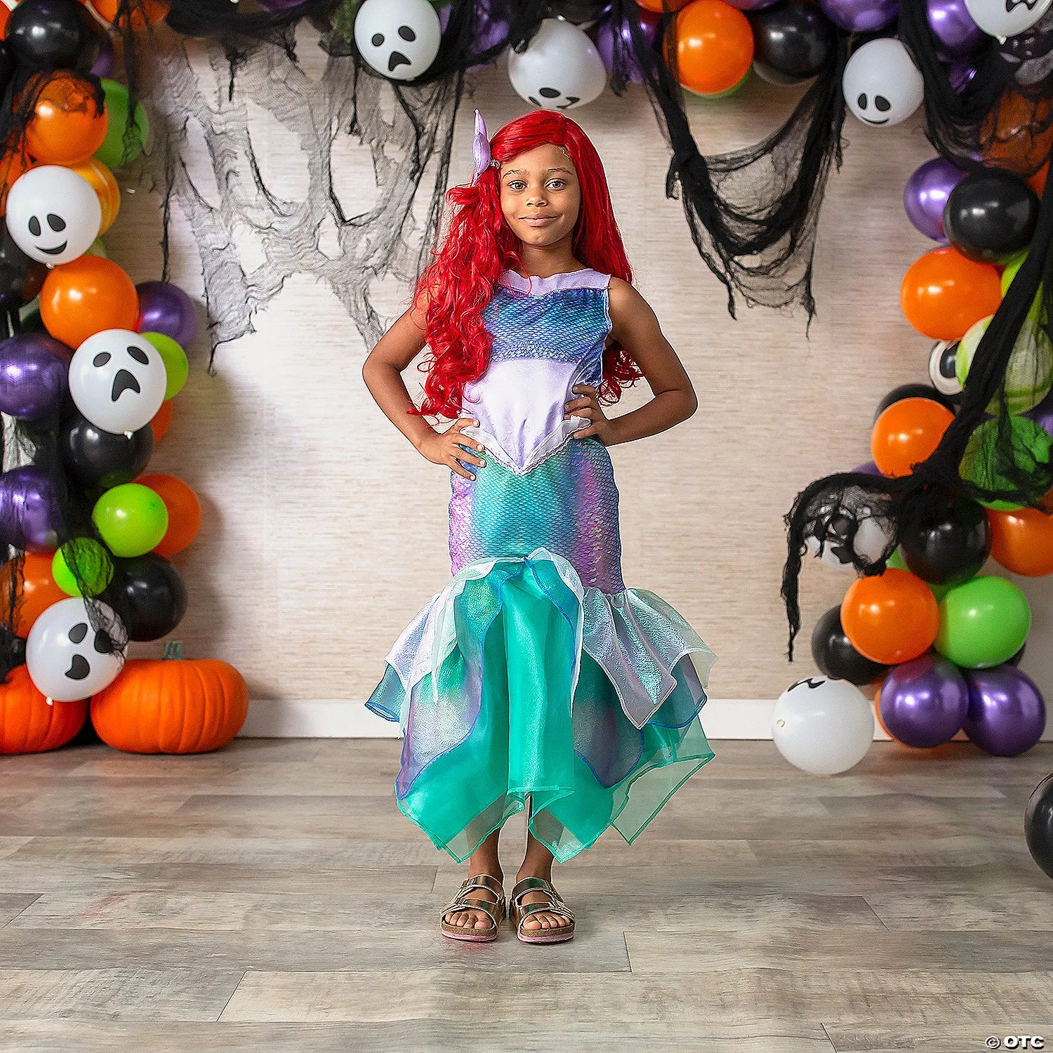 Kids Deluxe Live Action Little Mermaid Ariel Costume - Large 10-12