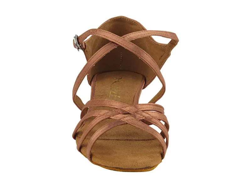 LADIES PRACTICE BROWN SATIN 1606FT