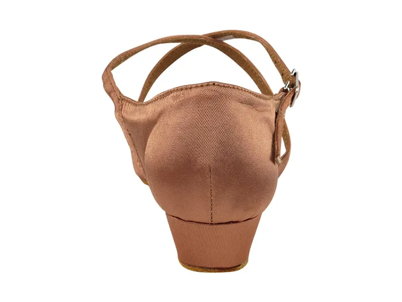 LADIES PRACTICE BROWN SATIN 1606FT