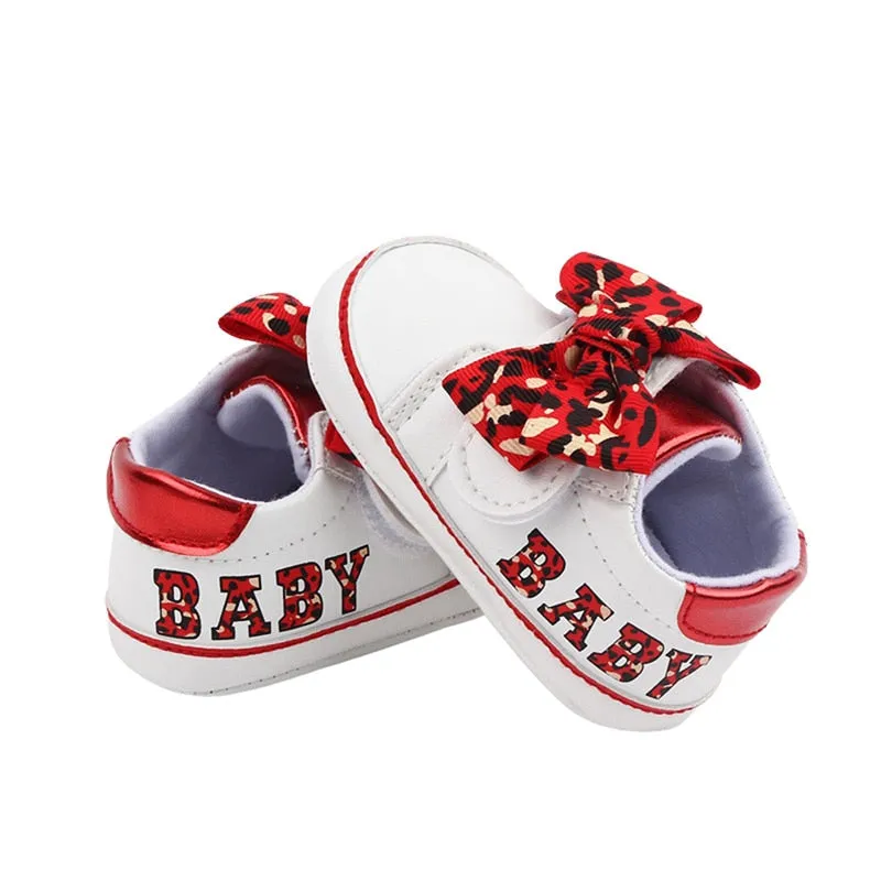 LEOPARD BOW Sneakers
