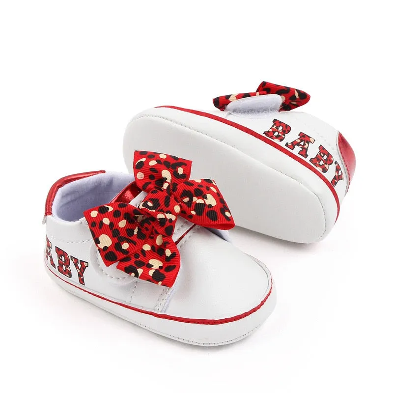 LEOPARD BOW Sneakers