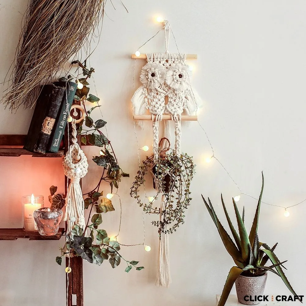Macrame Kit - Expert - Baby Owl Plant Hanger
