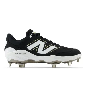 New Balance Fresh Foam L3000BK7 2E Fit Metal Cleats - Black