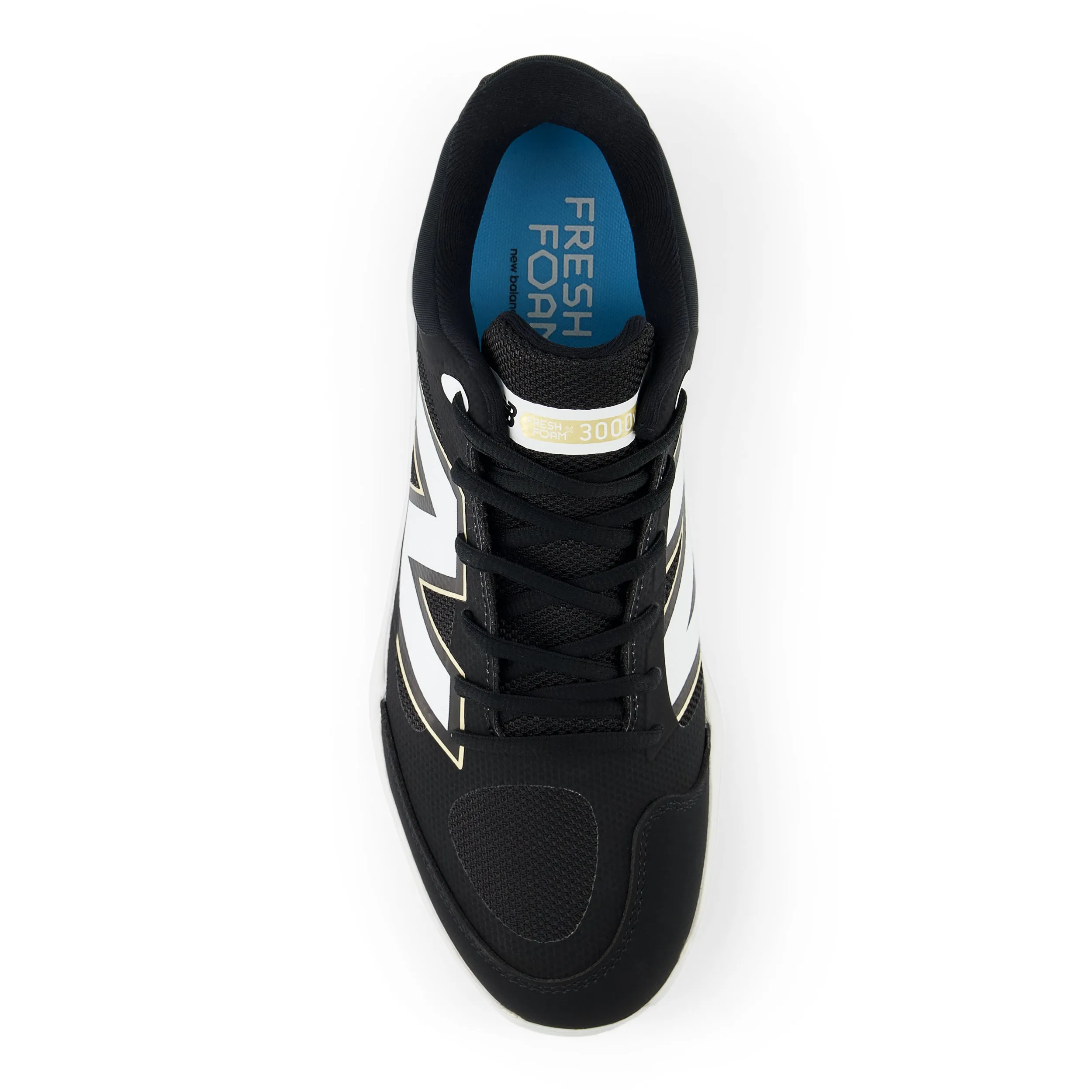 New Balance Fresh Foam L3000BK7 2E Fit Metal Cleats - Black