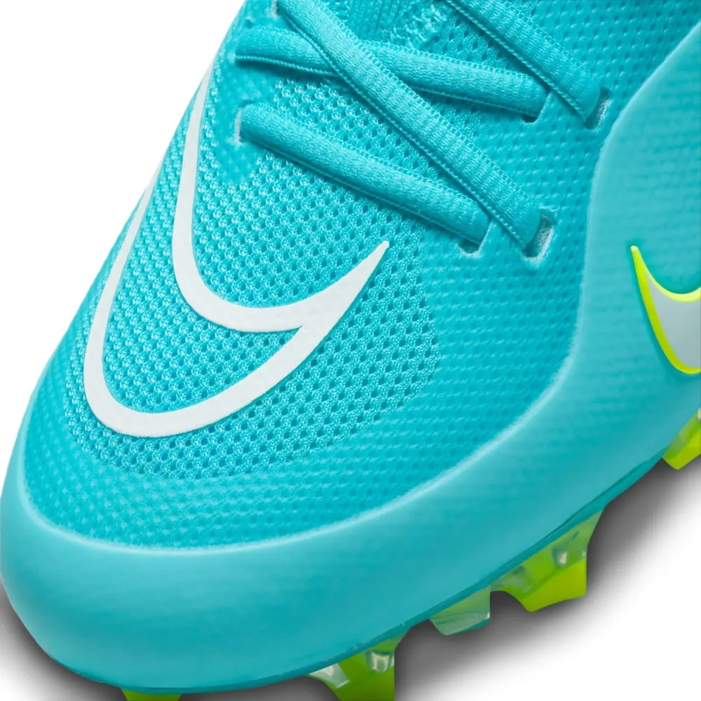Nike Alpha Huarache 8 Elite Turquoise Blue/Volt Lacrosse Cleats