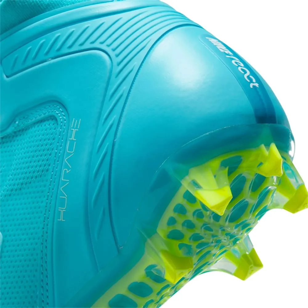 Nike Alpha Huarache 8 Elite Turquoise Blue/Volt Lacrosse Cleats