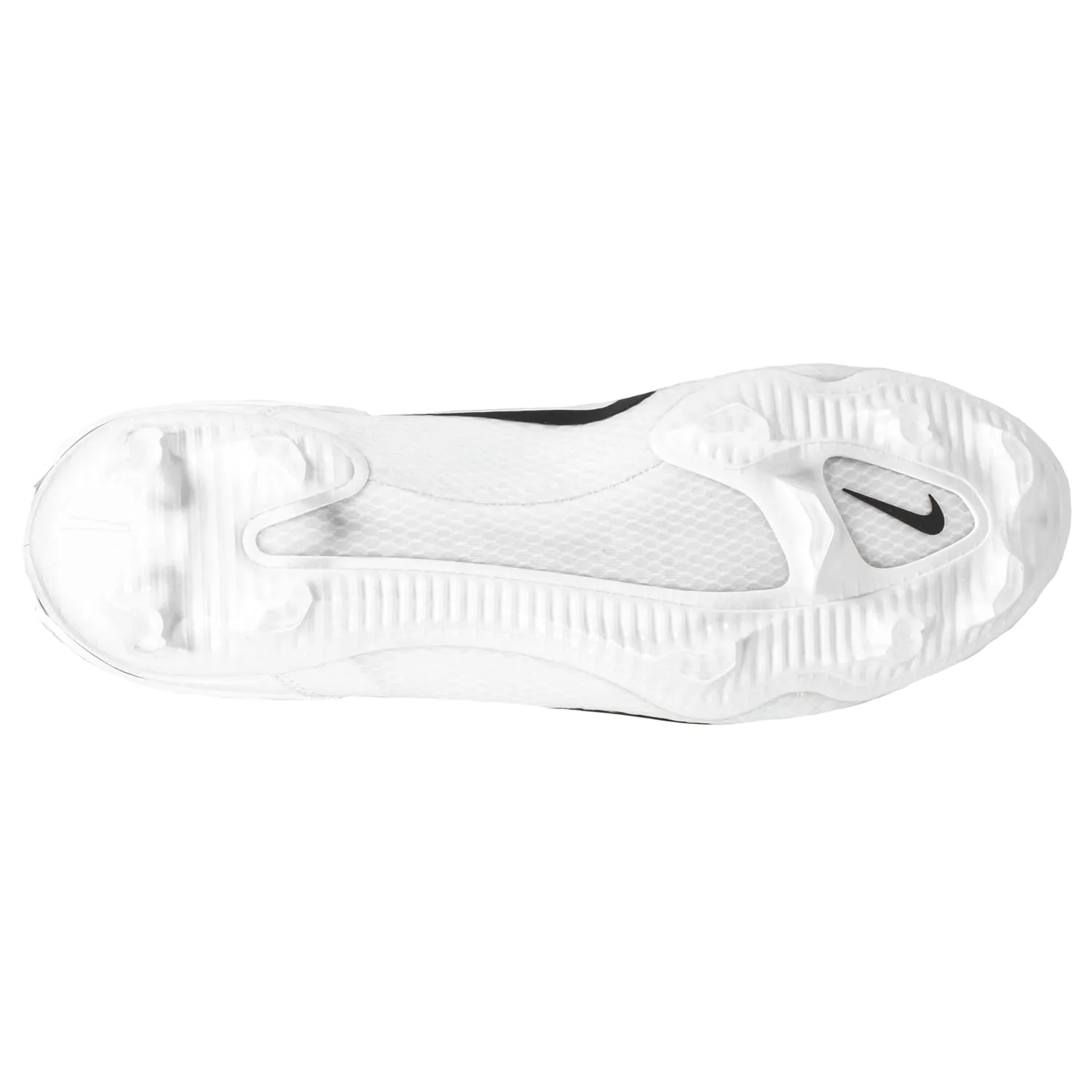 Nike Huarache 9 Elite Low Lax White/Black Lacrosse Cleats