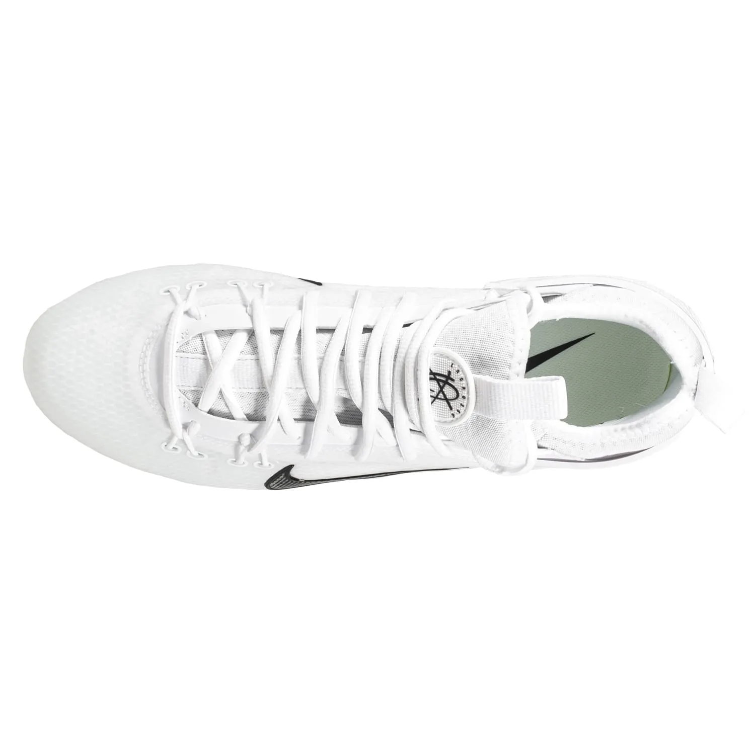 Nike Huarache 9 Elite Low Lax White/Black Lacrosse Cleats