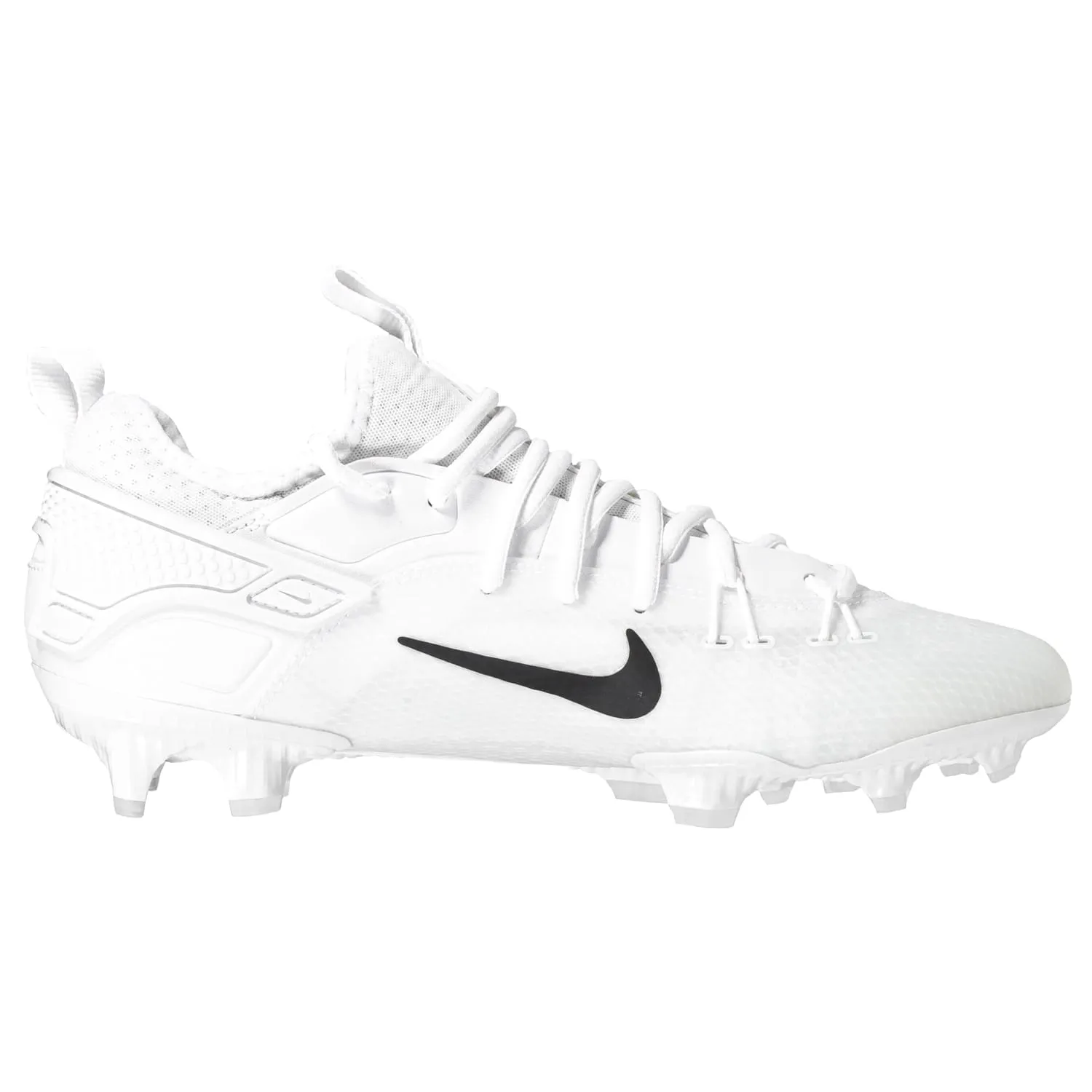 Nike Huarache 9 Elite Low Lax White/Black Lacrosse Cleats