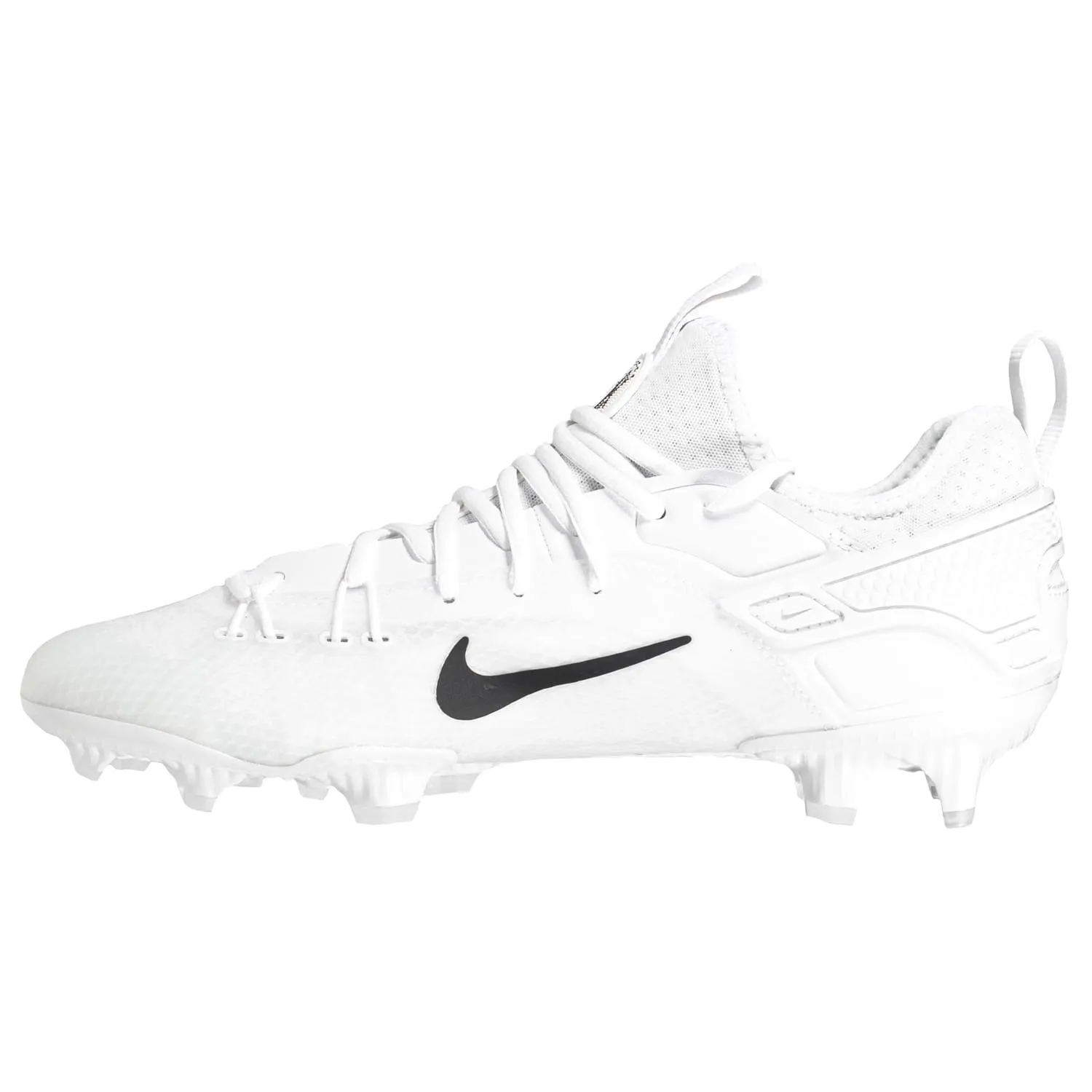 Nike Huarache 9 Elite Low Lax White/Black Lacrosse Cleats