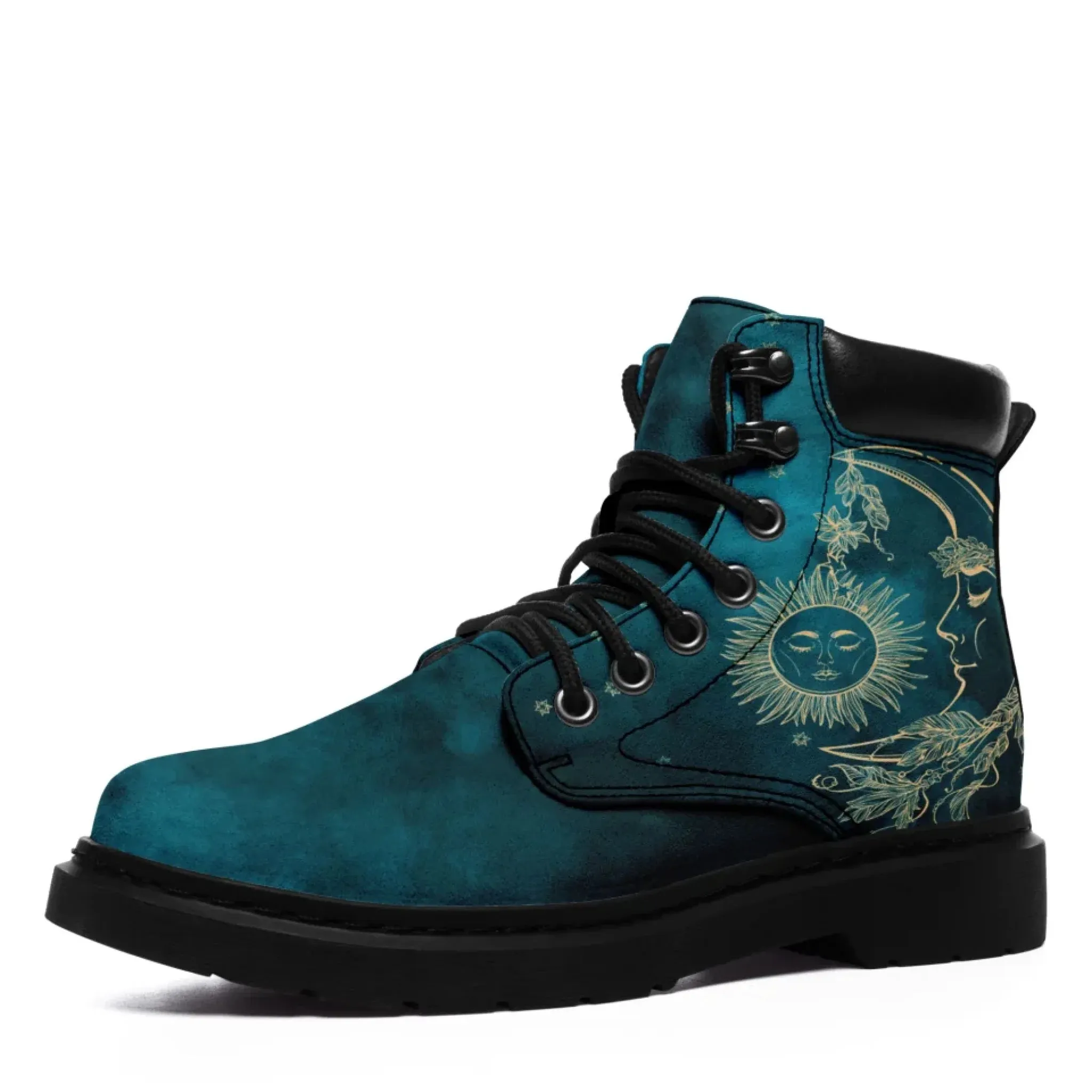 Personalized Yoga-Inspired Designs Boots, Custom Harmony Boots, Stylish Unisex Boots
