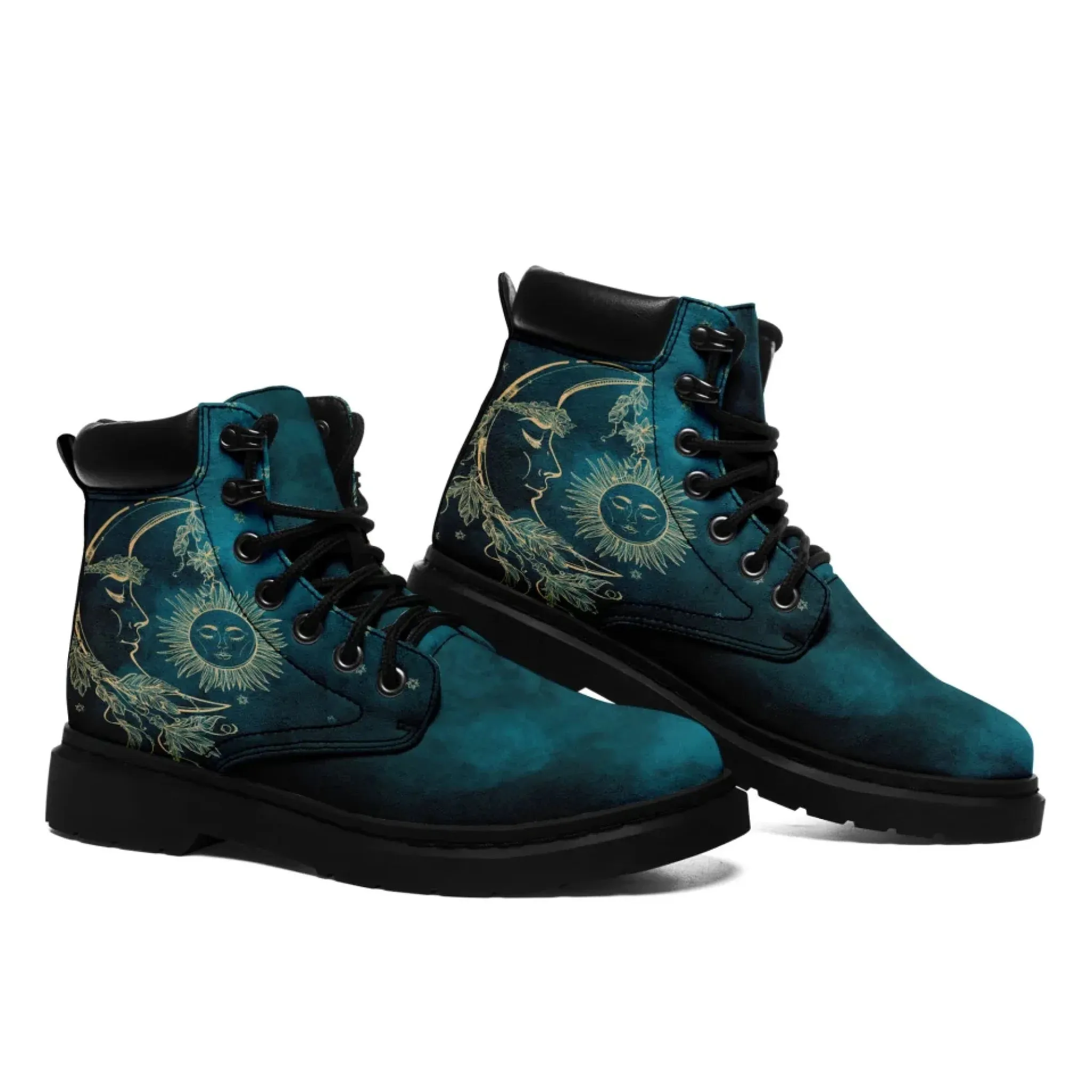 Personalized Yoga-Inspired Designs Boots, Custom Harmony Boots, Stylish Unisex Boots