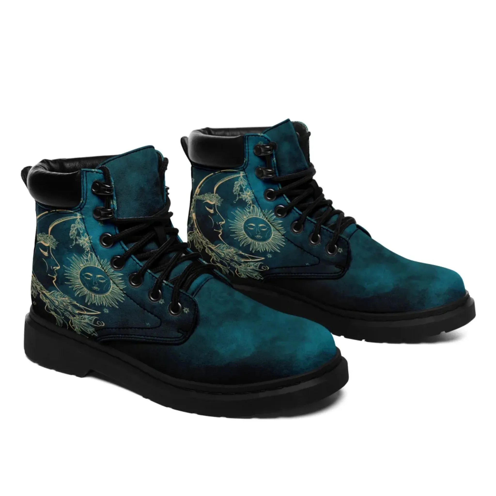 Personalized Yoga-Inspired Designs Boots, Custom Harmony Boots, Stylish Unisex Boots