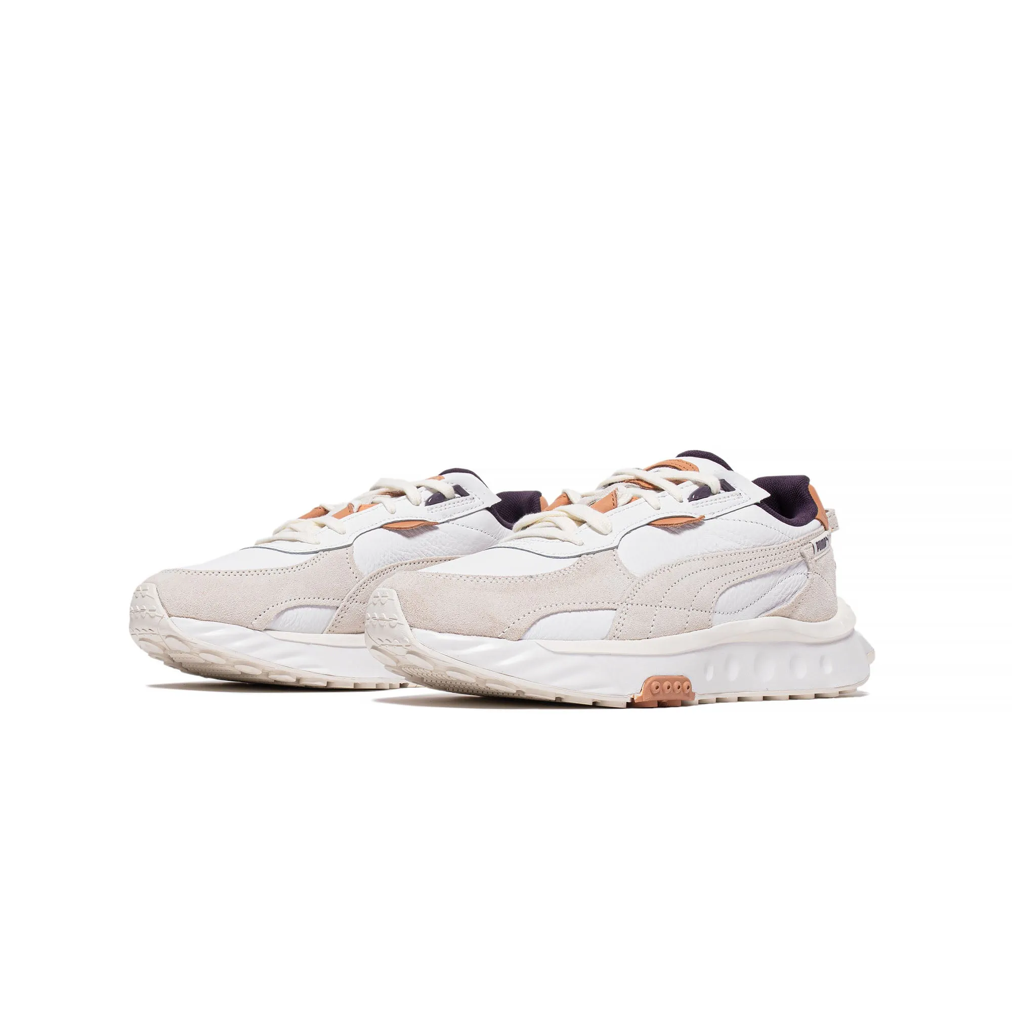 Puma Mens Wild Rider SC Shoes 'Vaporous Gray-Puma White'