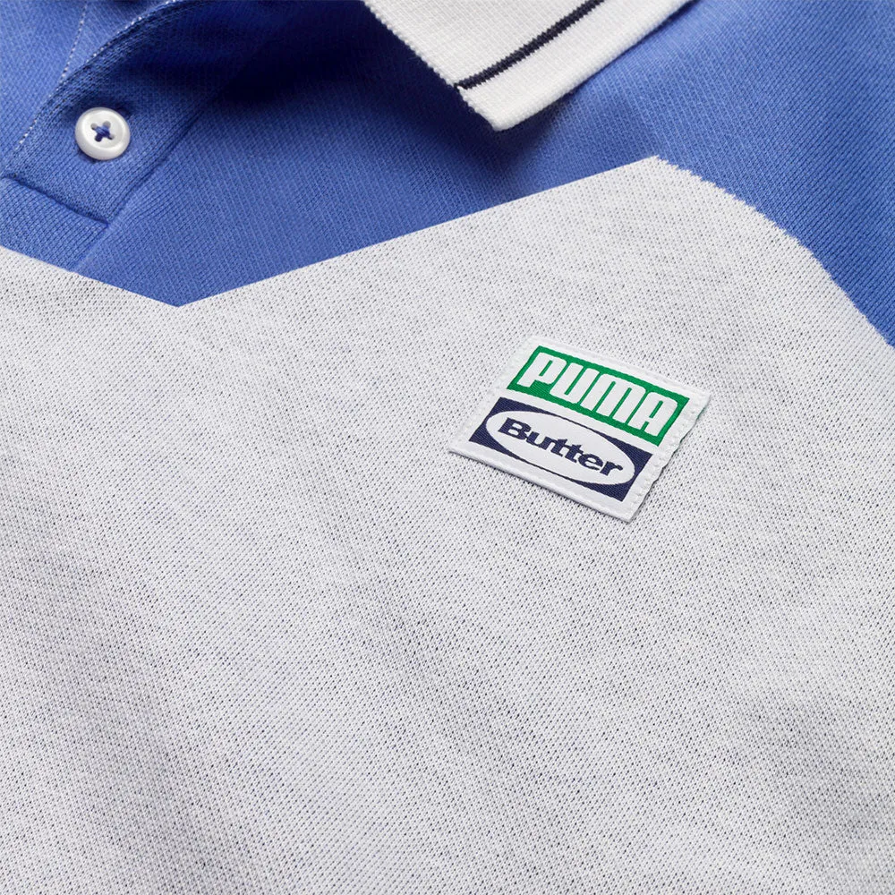 PUMA X BUTTER GOODS FB POLO - PUMA WHITE BLUE
