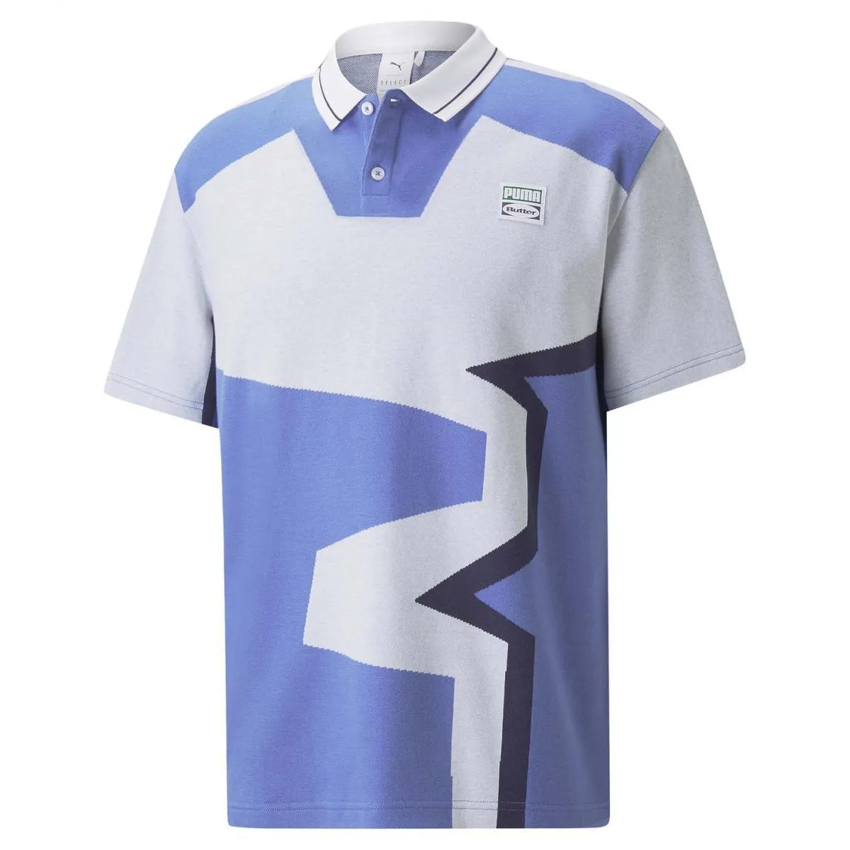 PUMA X BUTTER GOODS FB POLO - PUMA WHITE BLUE